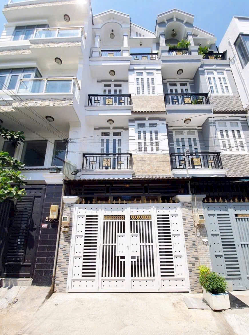 Nhà phố 3 tầng hẻm xe hơi vào ở liền sổ hồng công chứng sang tên.