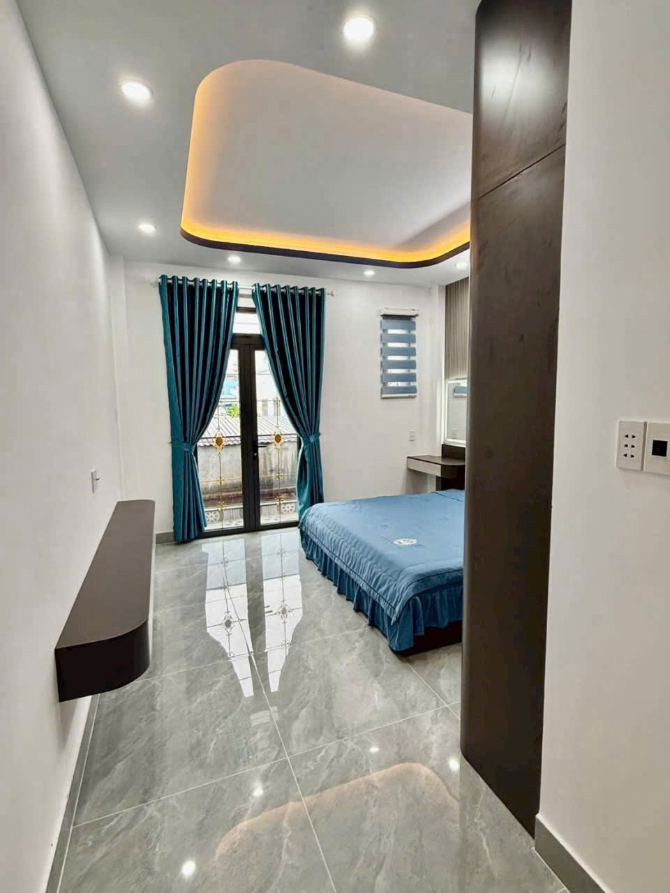 NHÀ XÂY MỚI 100% THIẾT KẾ 3 LẦU ĐƯỜNG HUỲNH TẤN PHÁT ,NHÀ BÈ.