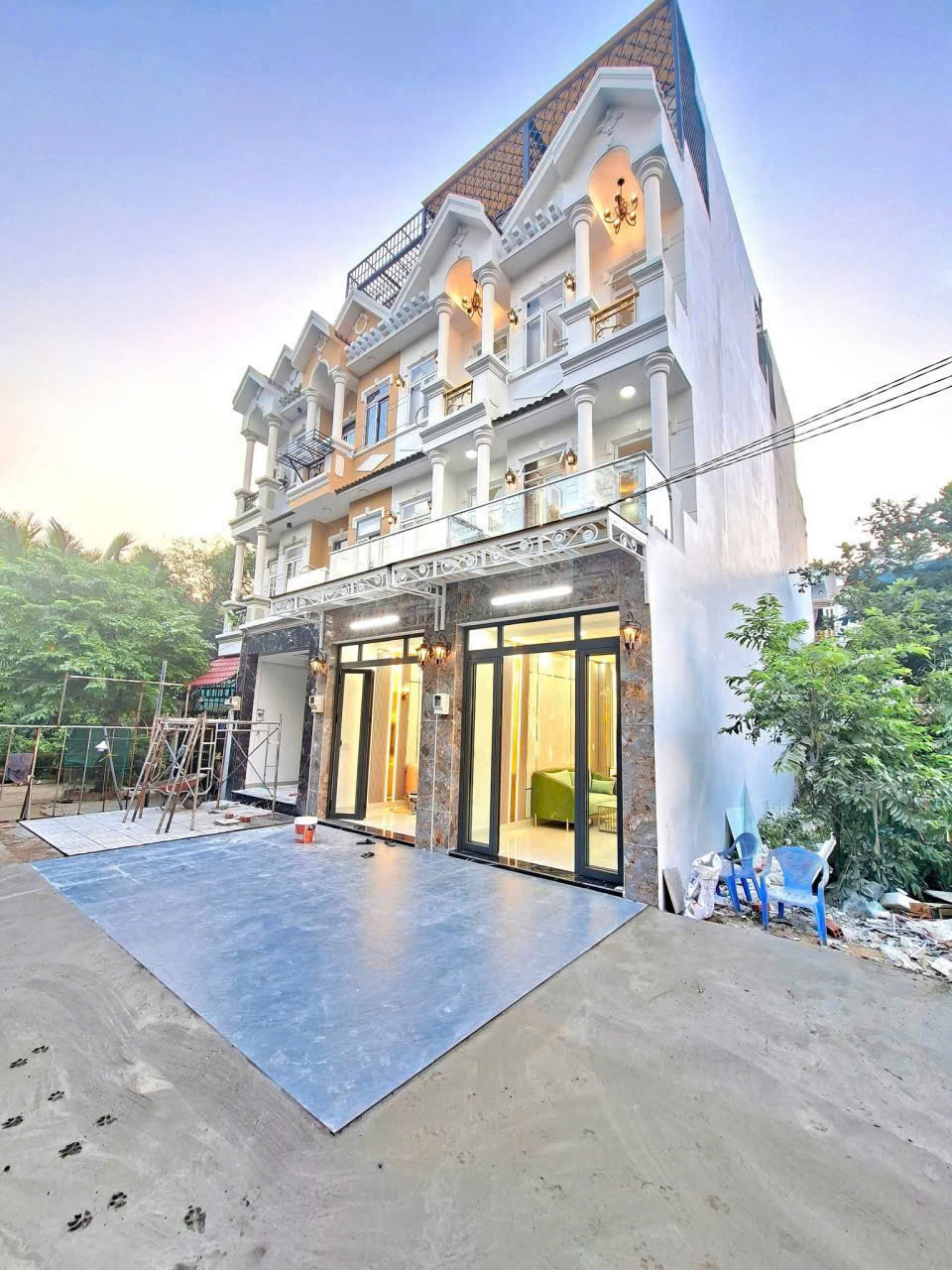 Nhà phố liền kề 1 trệt 2 lầu sân thượng huỳnh tấn phát ,nhà bè.