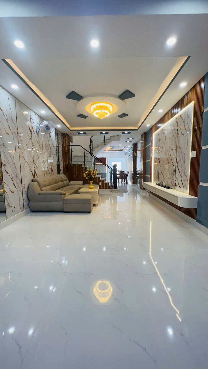 Nhà phố 2 xe hơi chạy qua hẻm thông khu dân trí cao tại huỳnh tấn phát thị trấn nhà bè.