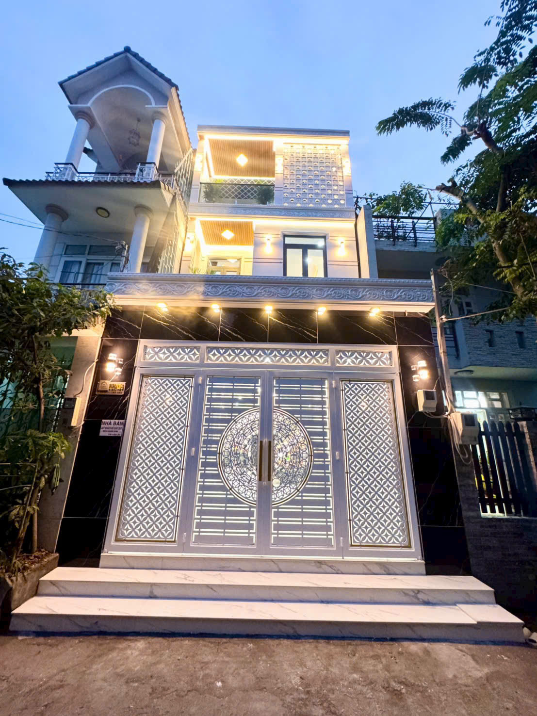Nhà phố có phòng ngủ tầng trệt cho người lớn tuổi tại huỳnh tấn phát , nhà bè.
