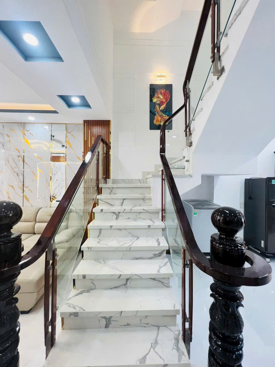 Nhà phố 2 xe hơi chạy qua hẻm thông khu dân trí cao tại huỳnh tấn phát thị trấn nhà bè.