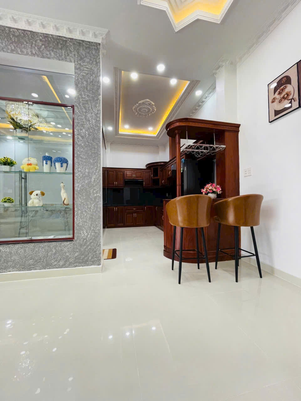 Biệt thự mini vị trí đào tông nguyên phú xuân nhà bè nhà 3 tầng.