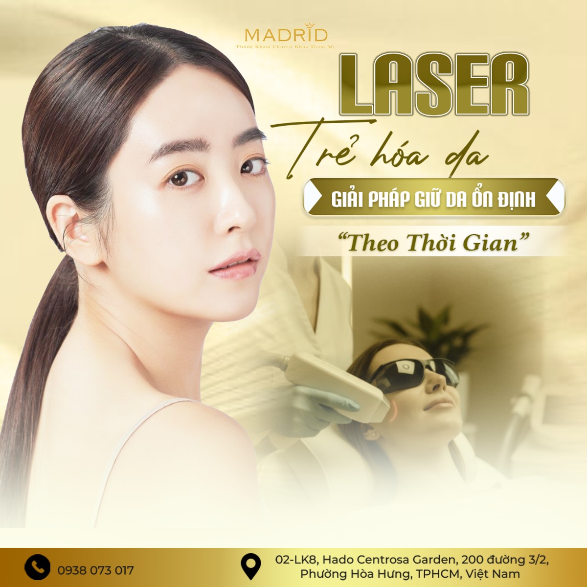 LASER TRẺ HÓA DA – GIẢI PHÁP GIỮ DA ỔN ĐỊNH THEO THỜI GIAN
