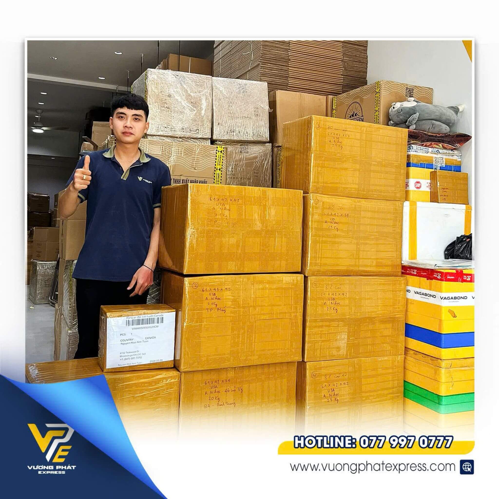 Gửi hàng đi Mỹ Vương Phát