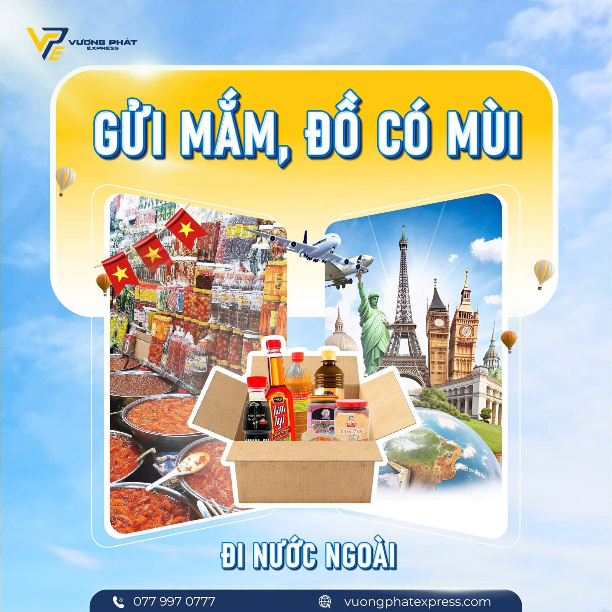 Gửi mắm đi nước ngoài